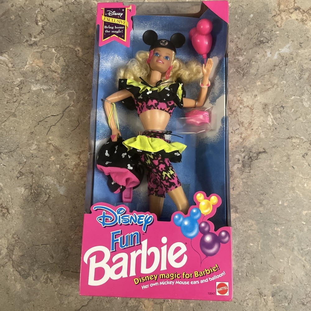 Vintage "Disney Fun Barbie" by Mattel - 1992 Disney Exclusive
